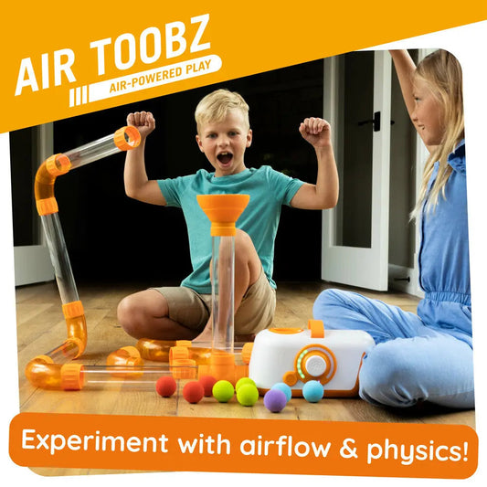 Interactive Air Tube Ball Run – Creative STEM Play Set