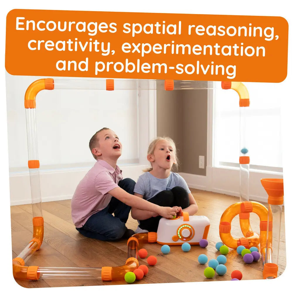 Interactive Air Tube Ball Run – Creative STEM Play Set