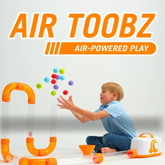 Interactive Air Tube Ball Run – Creative STEM Play Set