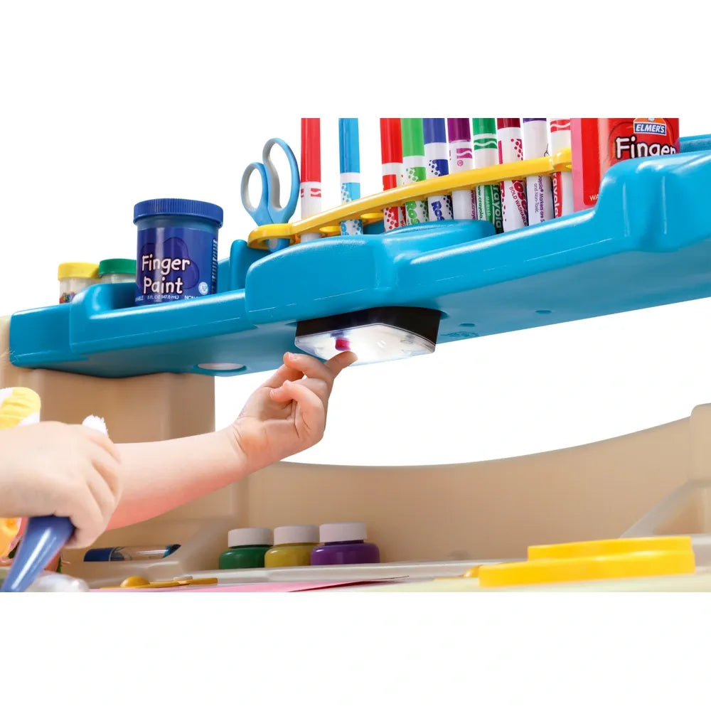 Kids Art Activity Desk Deluxe – Creative Drawing & Learning Table