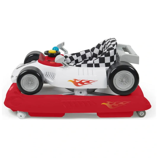 2-in-1 Baby Racing Car Walker – Push & Ride Learning Toy