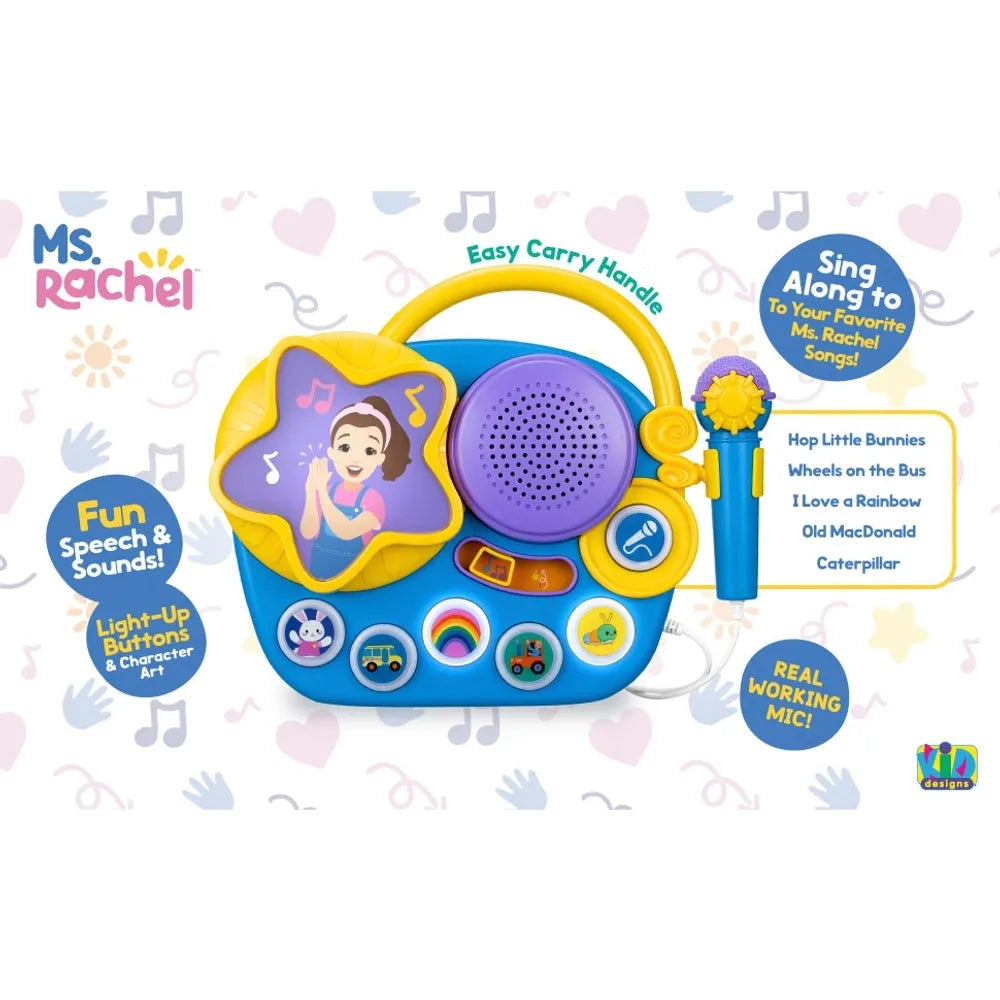 Kids Musical Sing-Along Boombox – Learning & Fun Sound Player