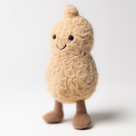Cute Plush Peanut Toy – Soft & Playful Character