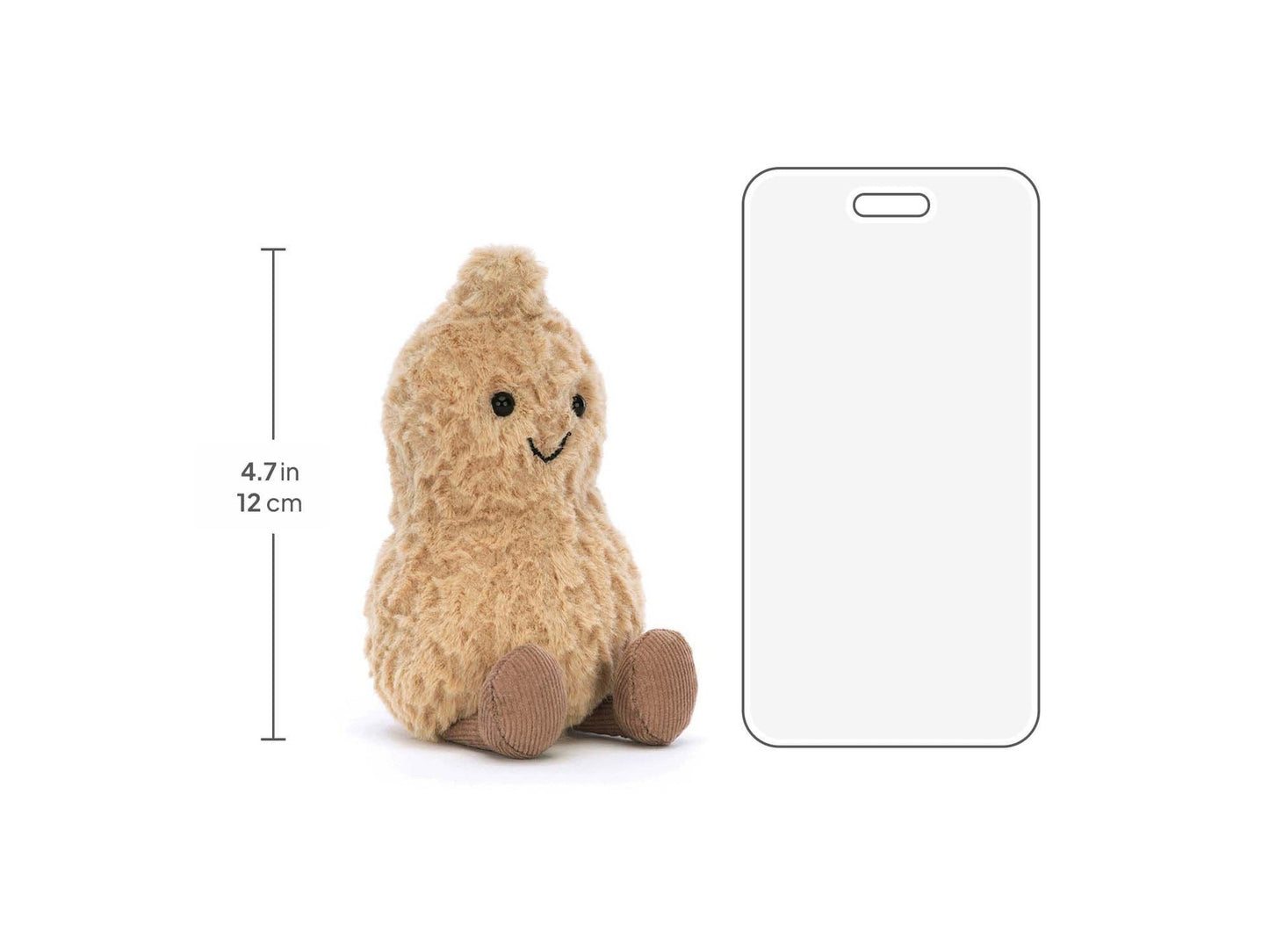 Cute Plush Peanut Toy – Soft & Playful Character
